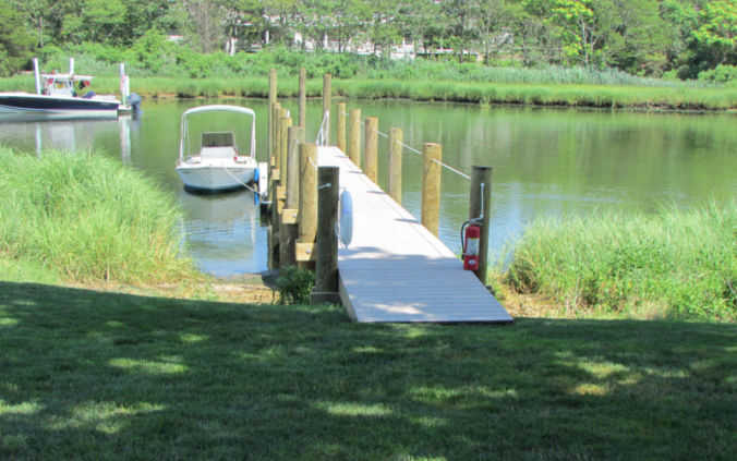 dock builder newly built dock